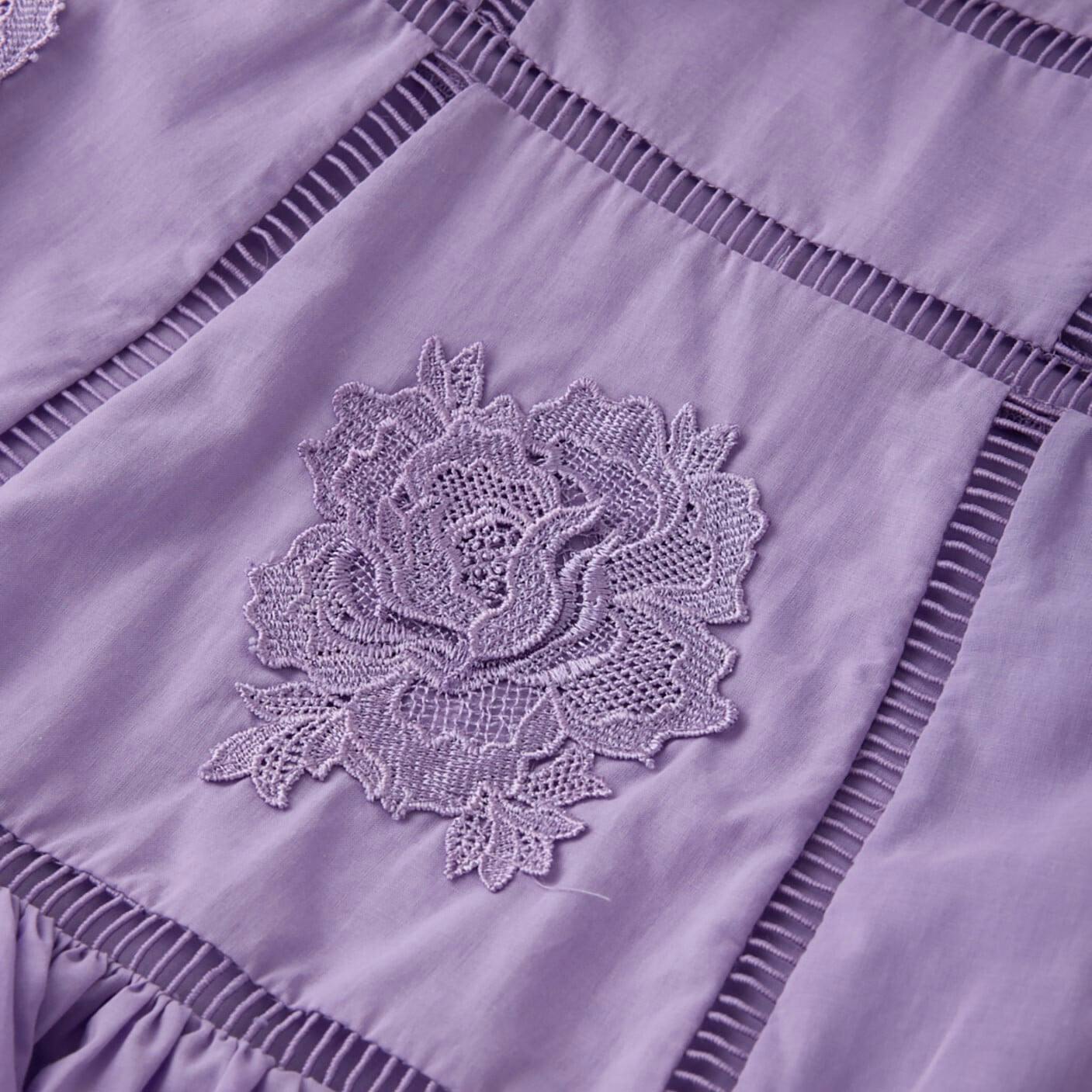 Carloyn Frill Cotton Mini Dress