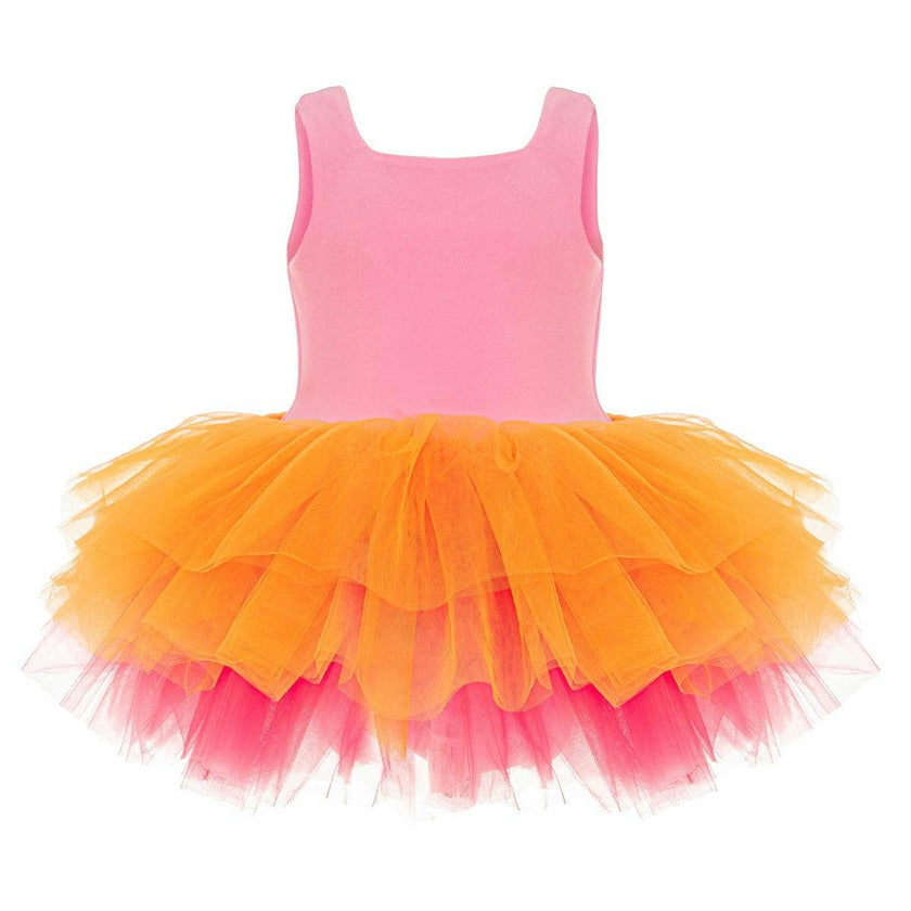 Coral Peony Tutu Dress