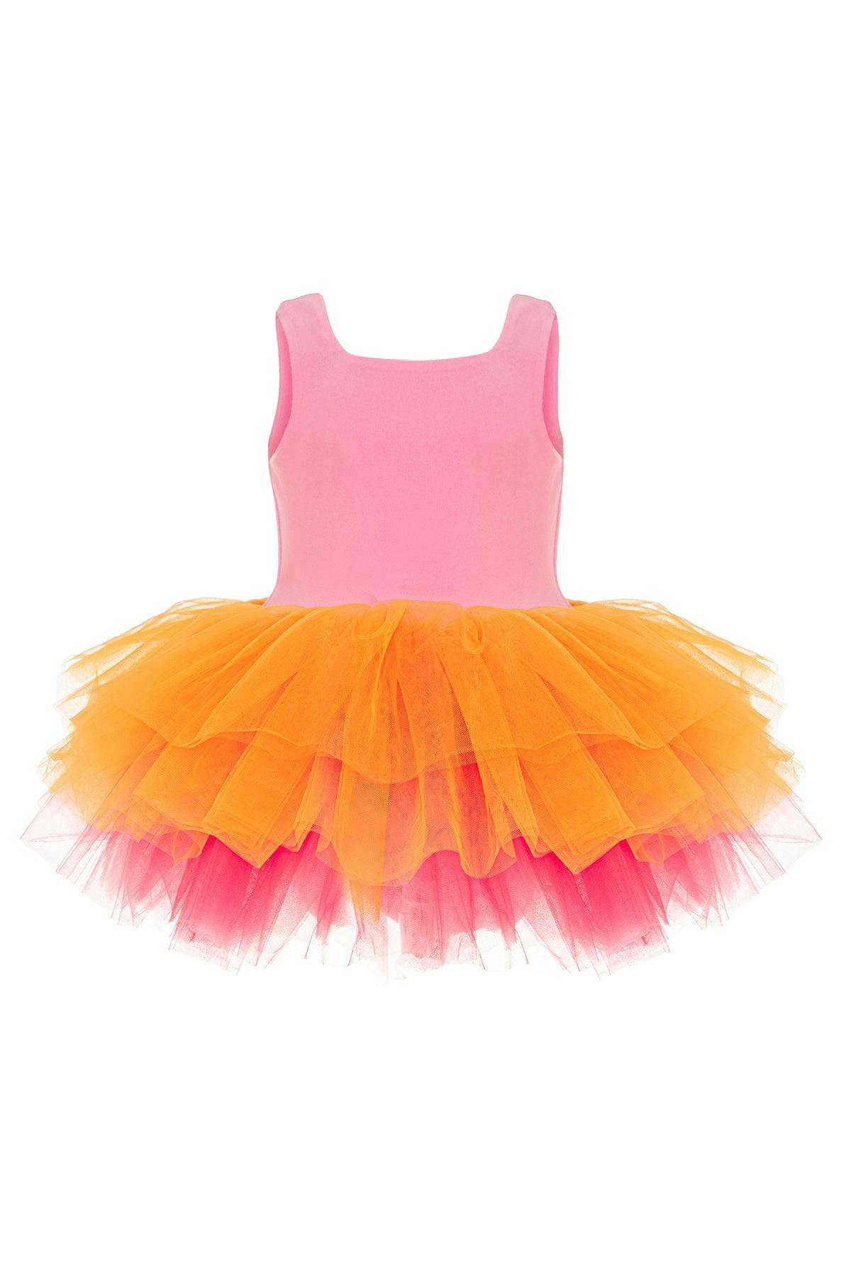 Coral Peony Tutu Dress