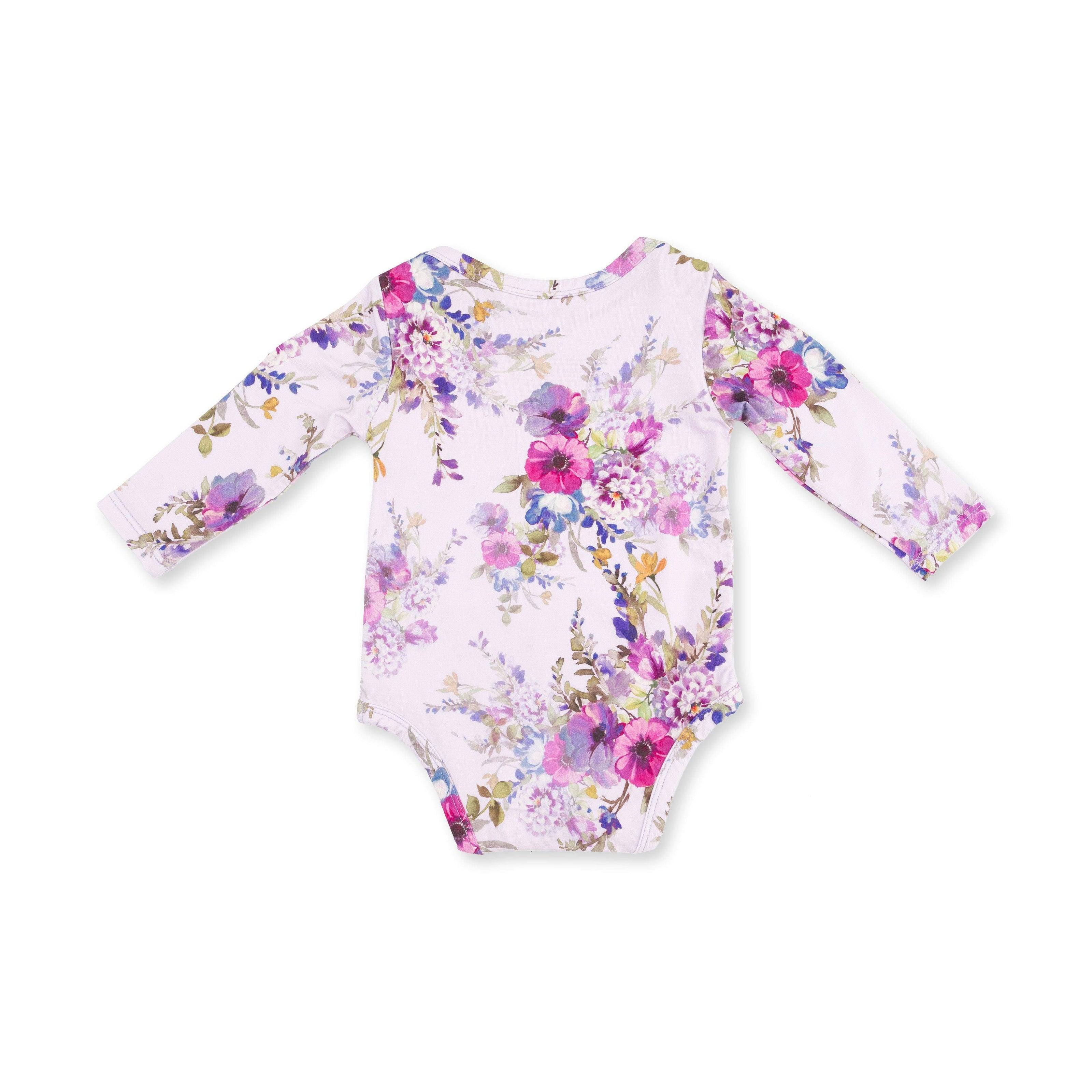 Dahlia Floral - Long Sleeve Bodysuit