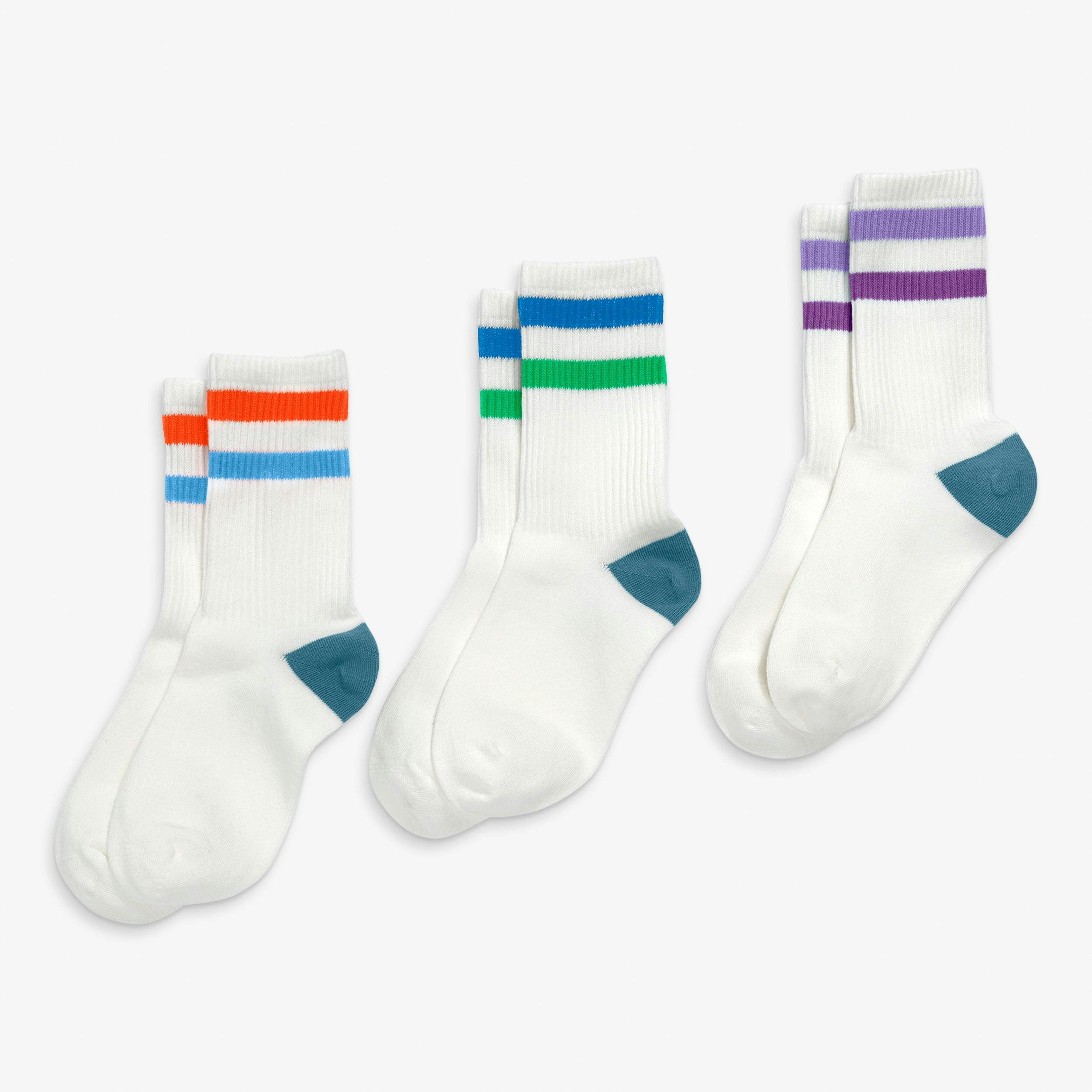 Kids athletic sock 3-pack