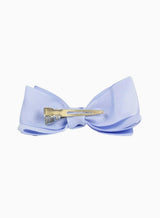 Large Bow Hair Clip in Bluebell