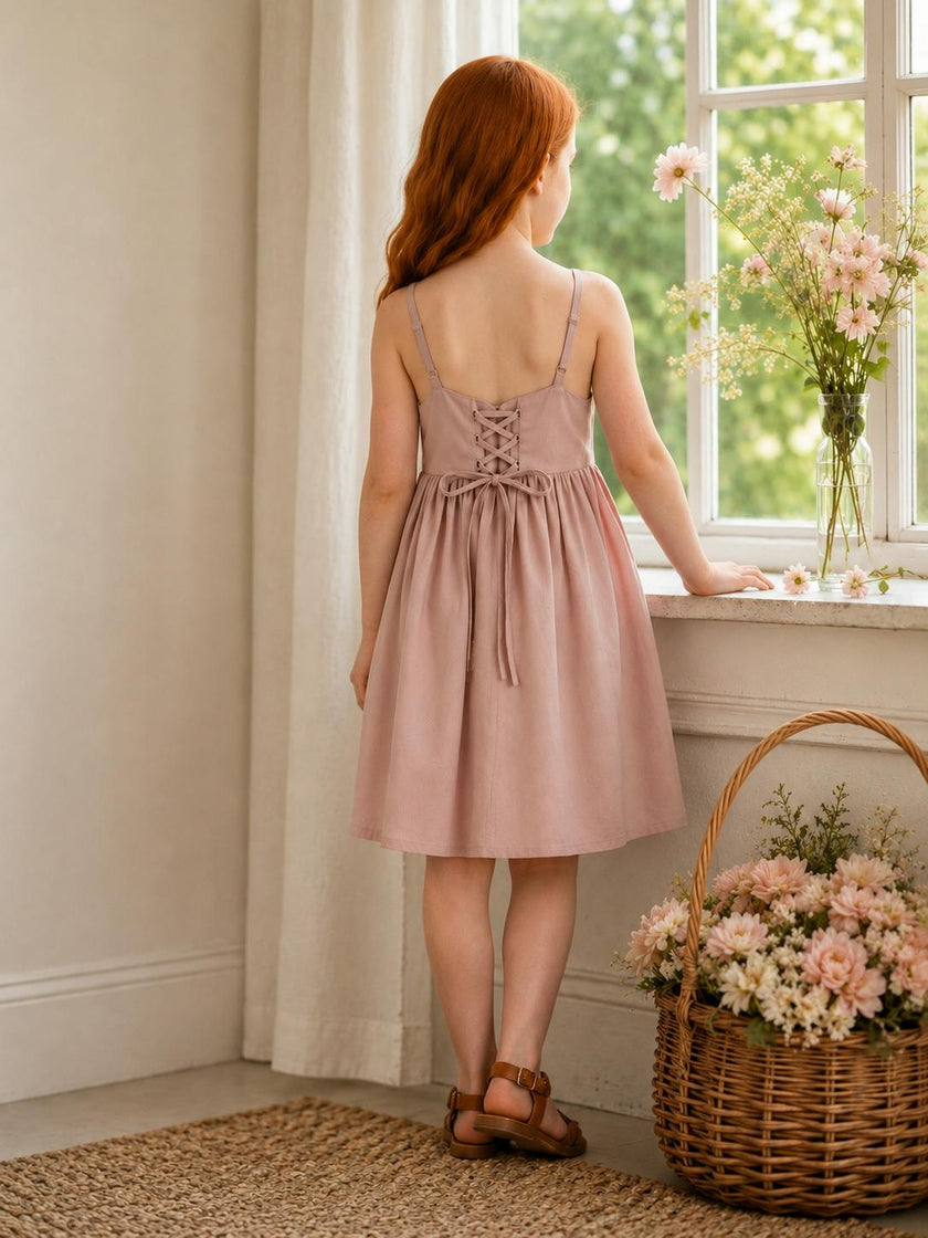 Annelise Dress | Antique Blush