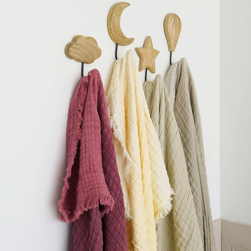 Multi-Layer Cotton Muslin Baby Blanket (Honey Ombre)