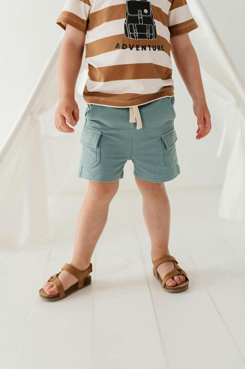 Boy's Cargo Shorts Seagrass