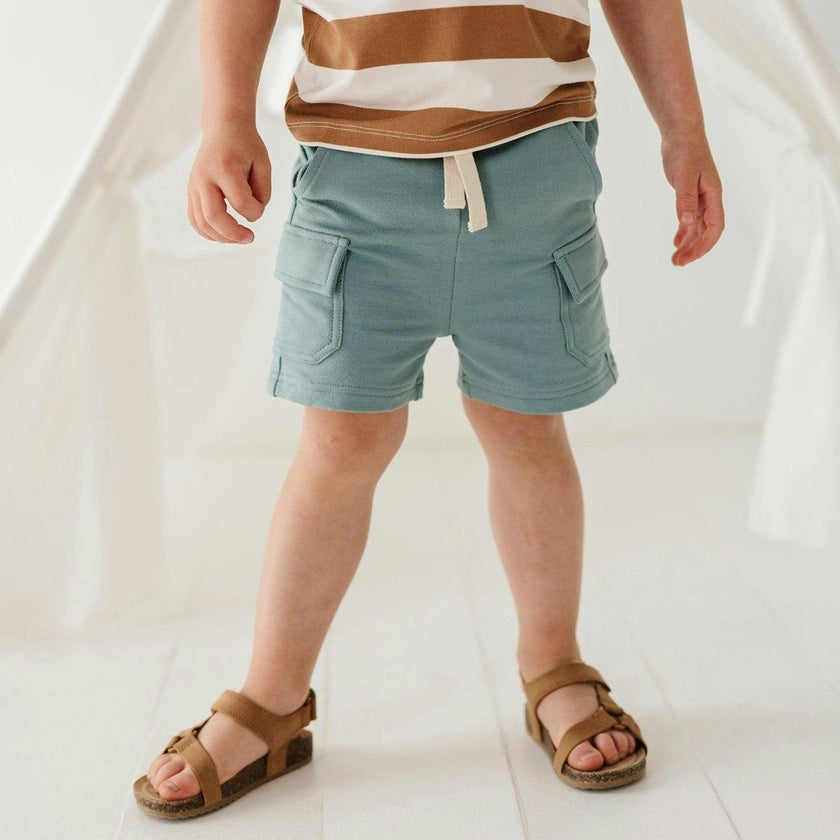 Boy's Cargo Shorts Seagrass