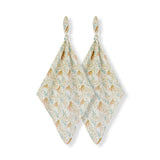 Under the Sea Organic Cotton Two-Piece Burp Cloth Set
