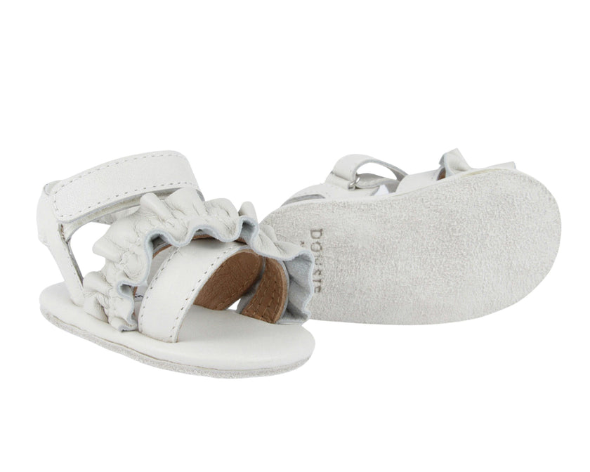 Miene Sandals | Off White Leather