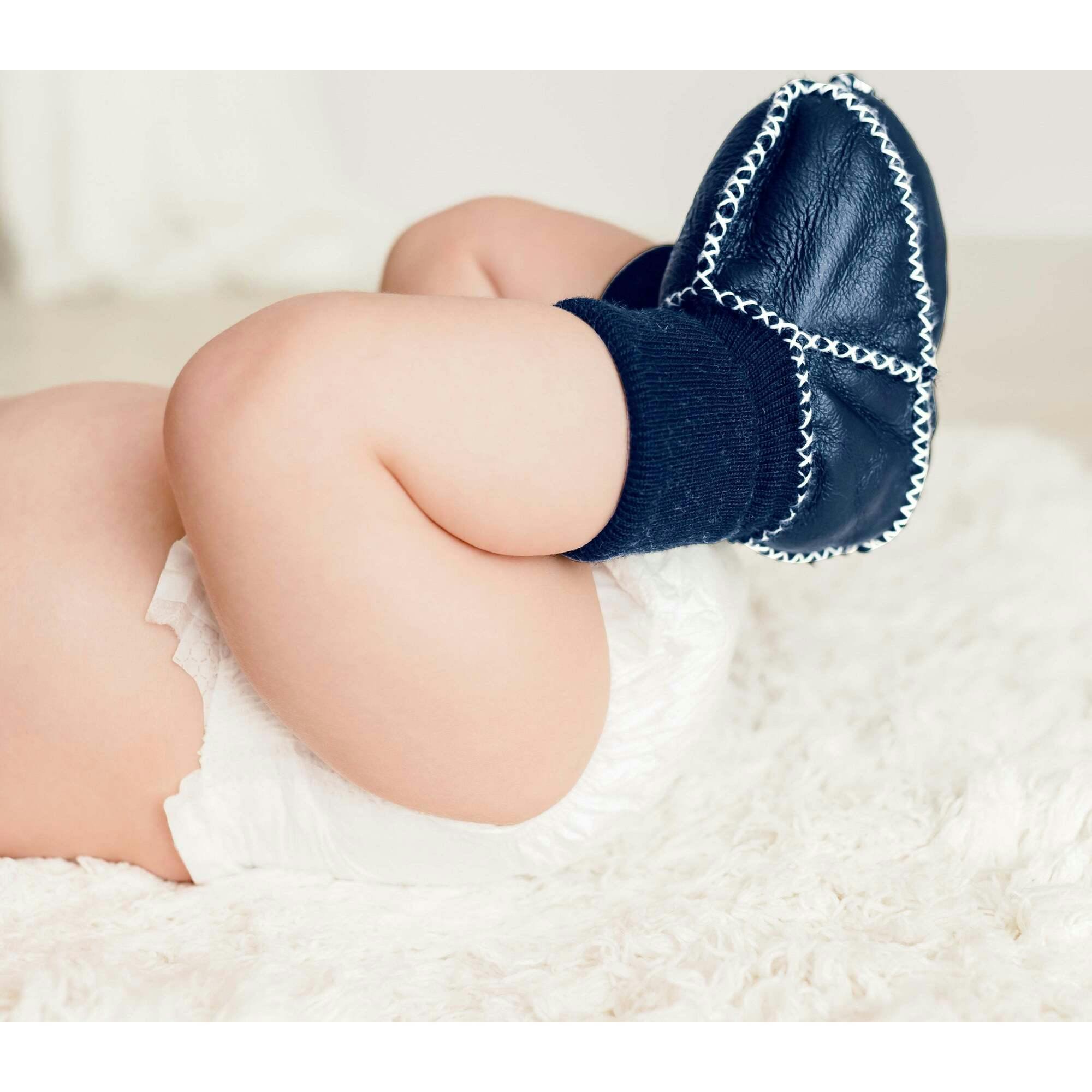 cozy booties | navy