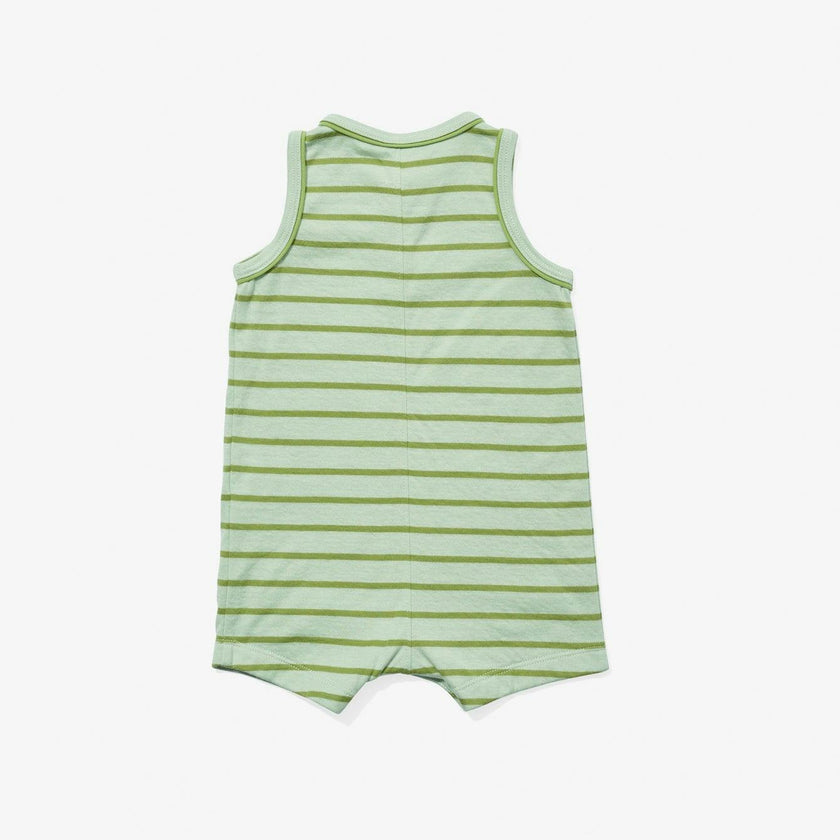 Lachlan Romper, Palm Stripe