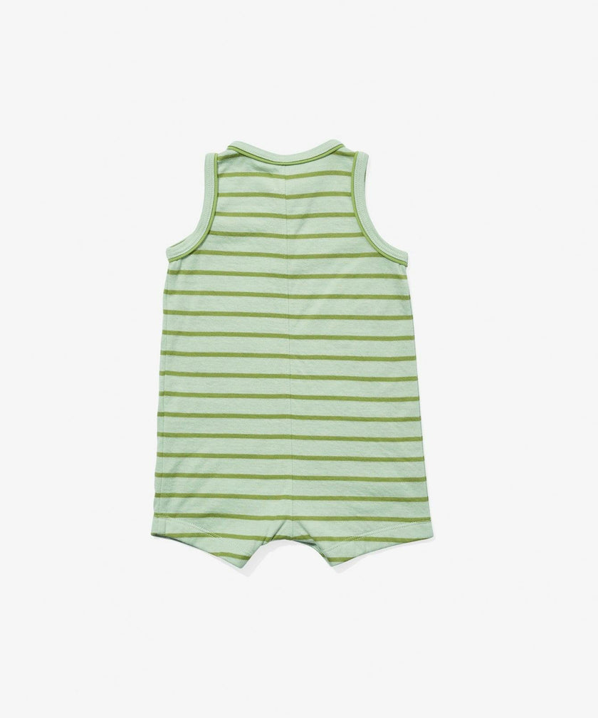 Lachlan Romper, Palm Stripe