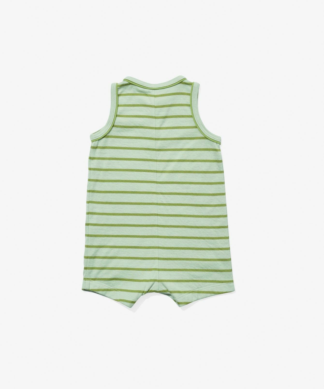 Lachlan Romper, Palm Stripe