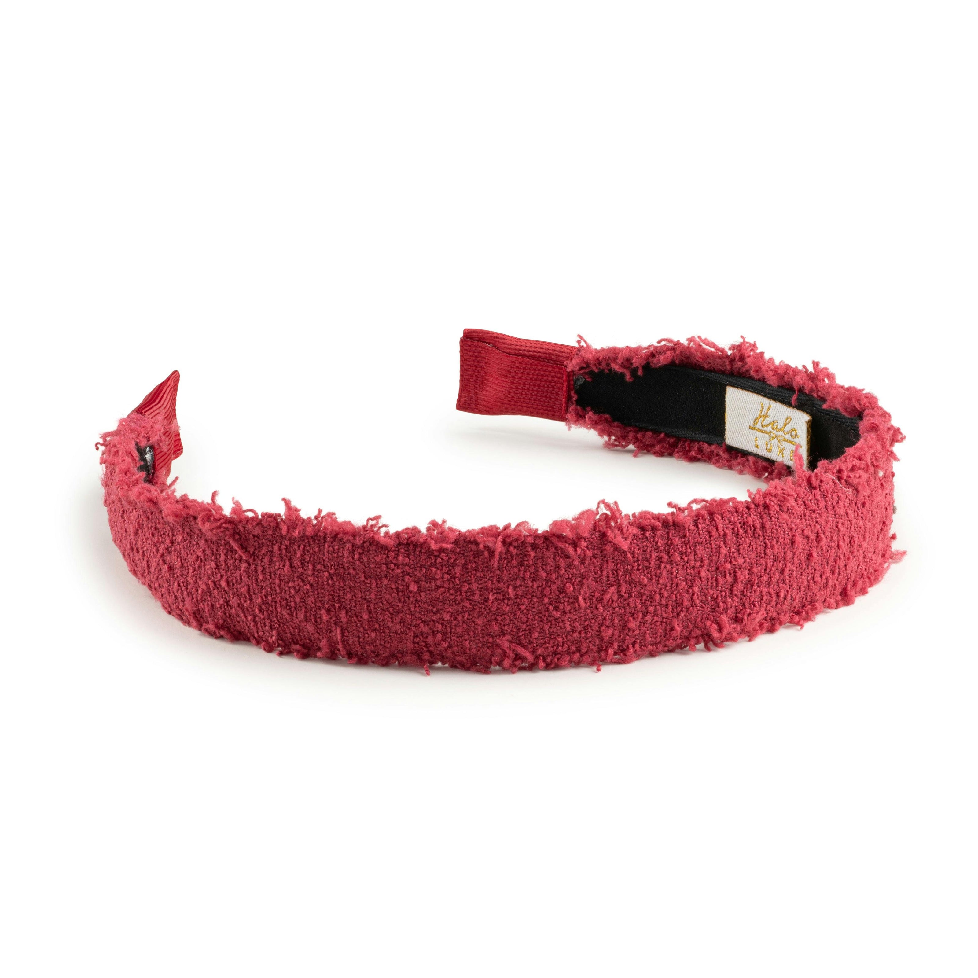 Halo Luxe Amara Deconstructed Woolen Headband - Ruby