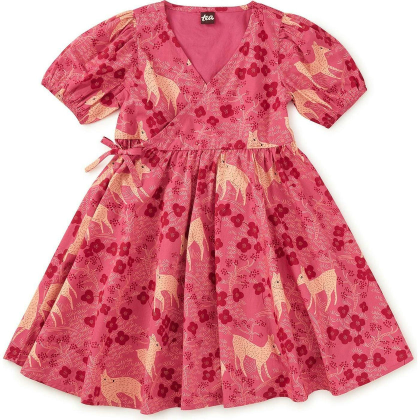 Tie Wrap Neck Dress, Multi