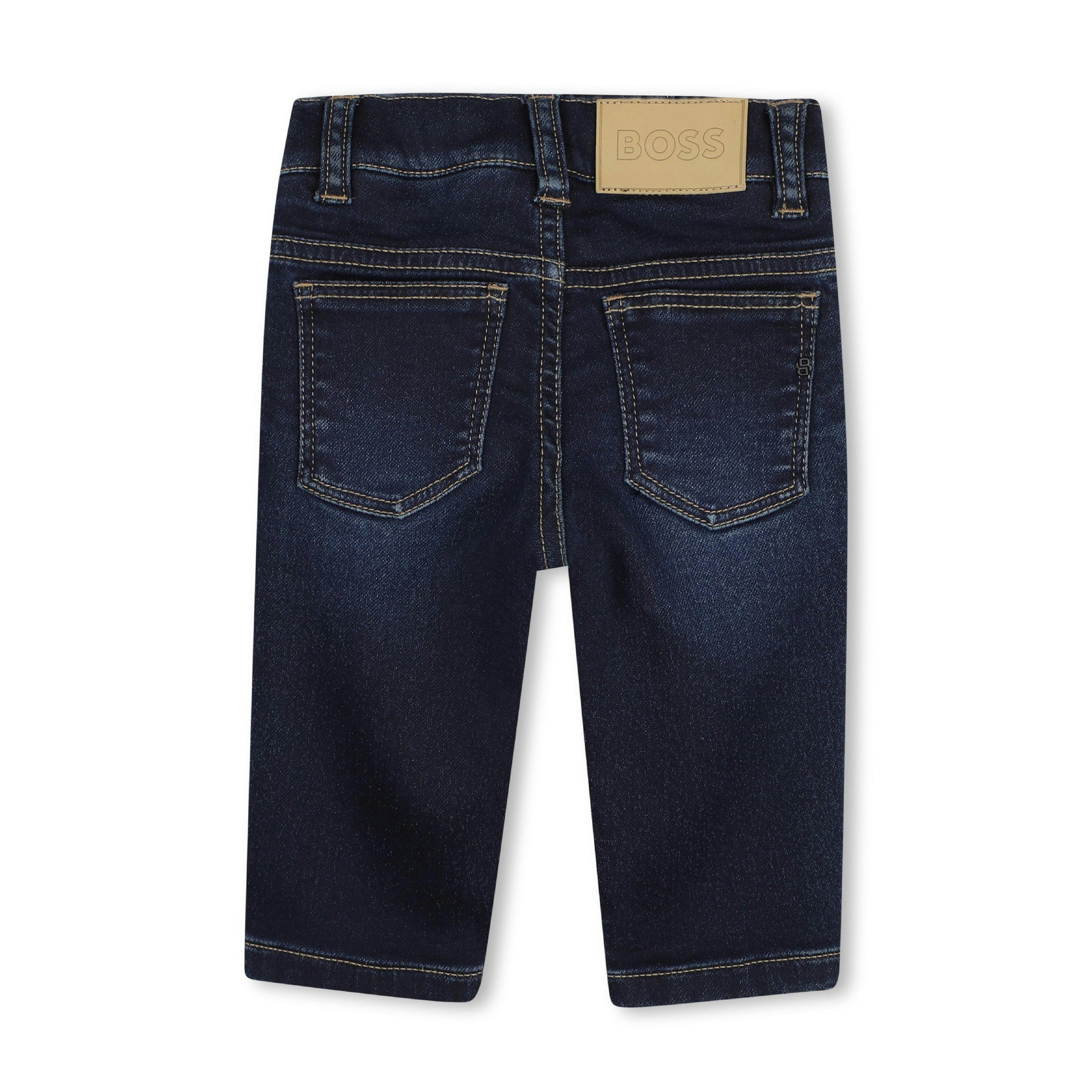 Stone Classic Five-Pocket Denim Jeans