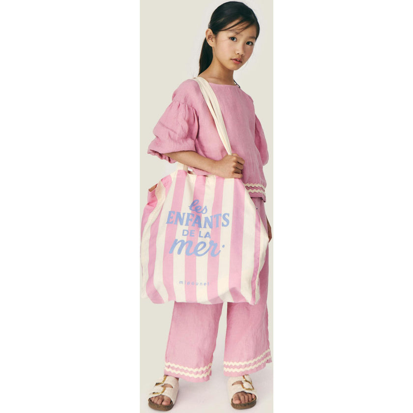 Mipounet SS26 Isaline Linen, Pink