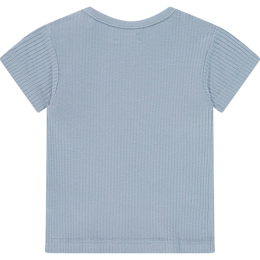 Ribbed Short Sleeve T-Shirt