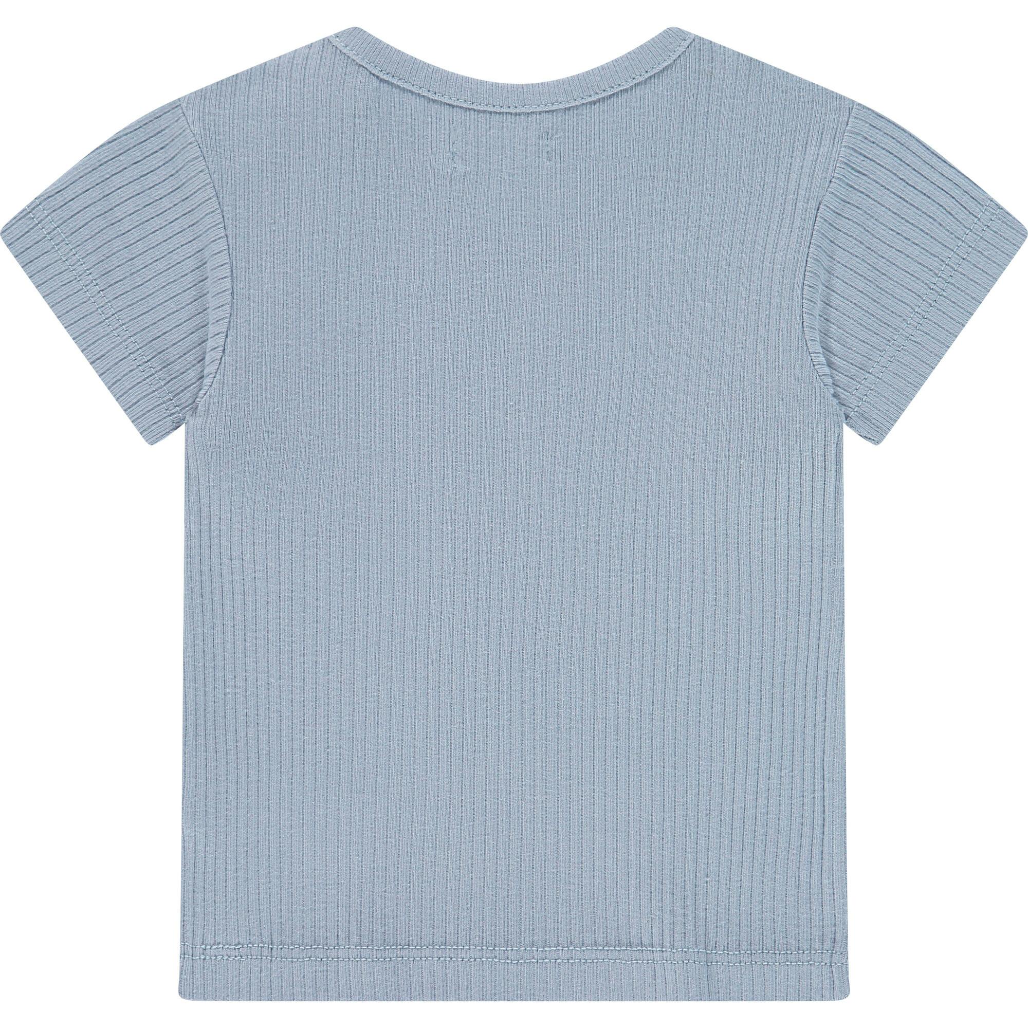 Ribbed Short Sleeve T-Shirt