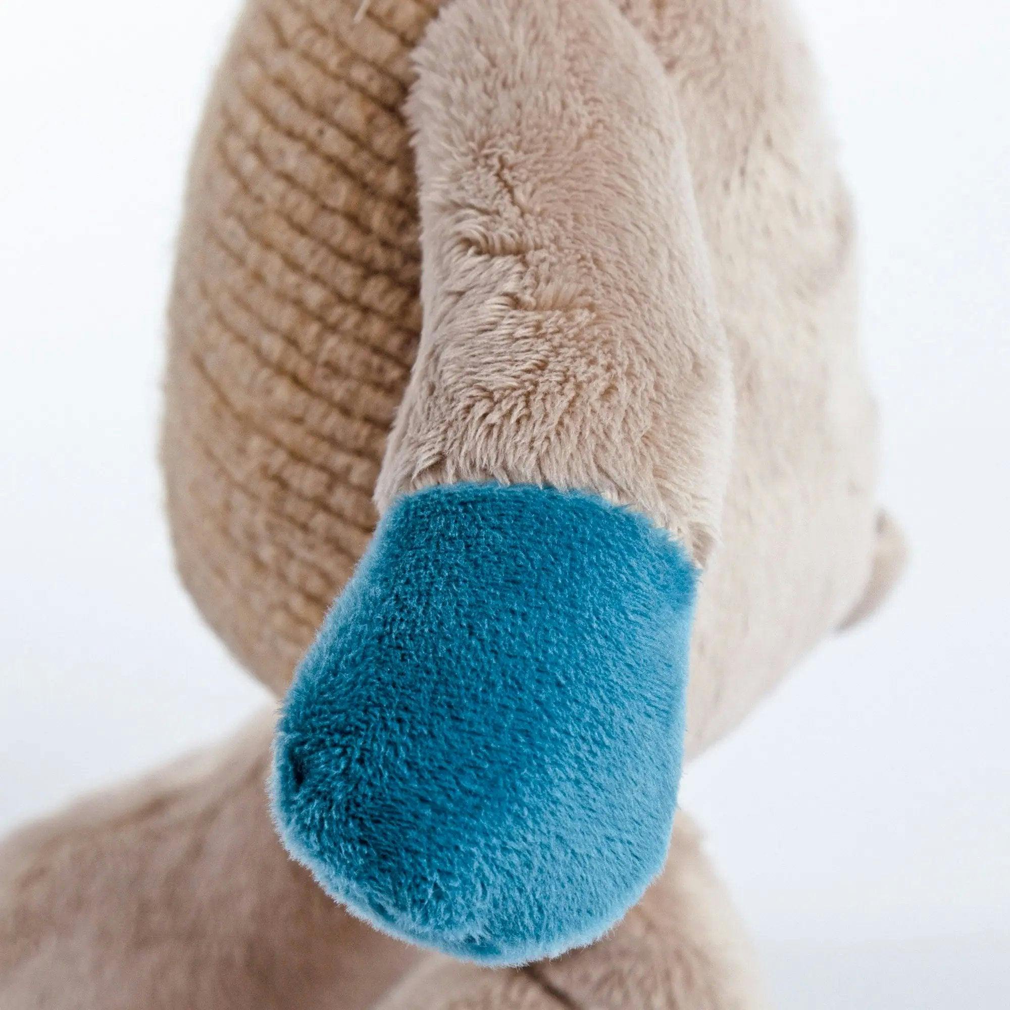 Patchwork Hippo Plush Toy