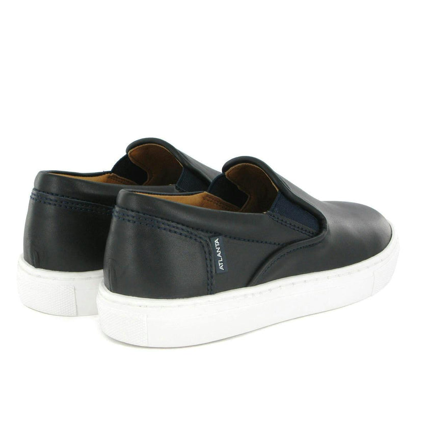 Slip On Sneakers - navy blue smooth