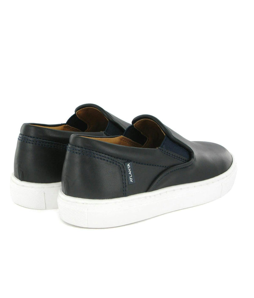 Slip On Sneakers - navy blue smooth