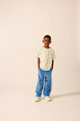 Organic Weekend Tee in Sage Duet