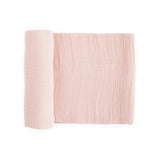 Cotton Muslin Swaddle Blanket - Light Pink