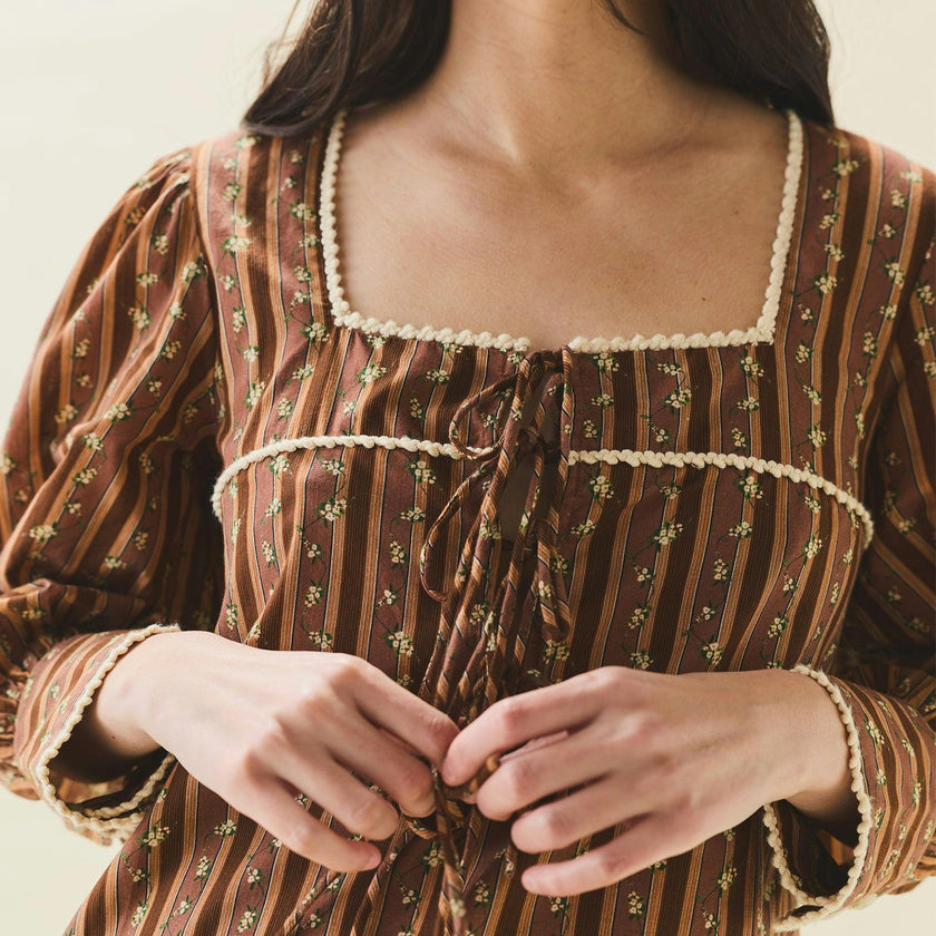 Tara Dress, Fresh Garden Floral