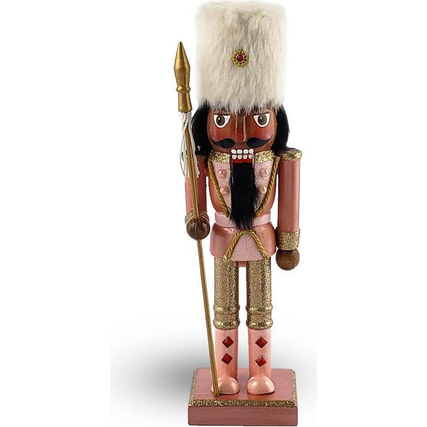African American Christmas Nutcracker Rose Gold
