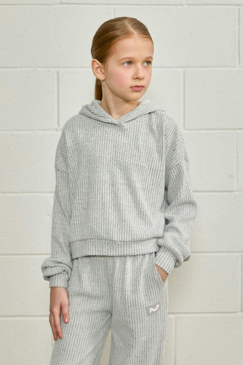 SoftRib Cropped Hoodie