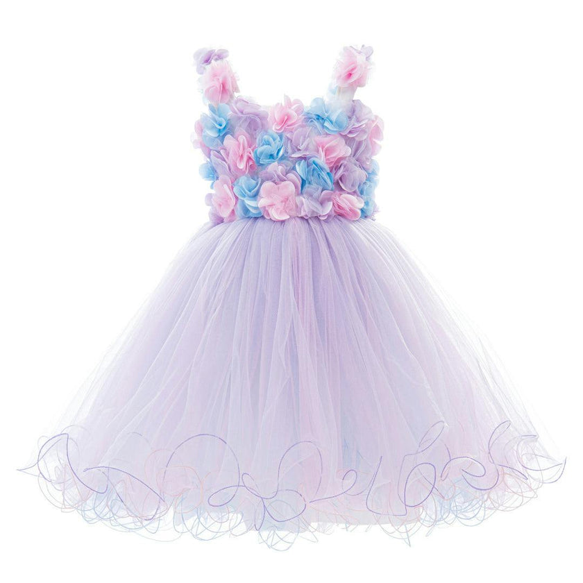 Lilac Rose Campanula Dress