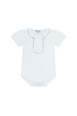 Ruffle Short Sleeve Onesie
