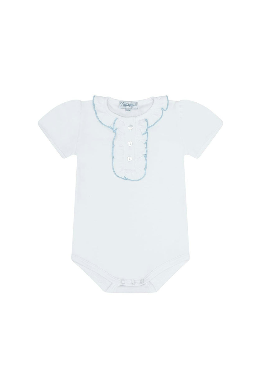 Ruffle Short Sleeve Onesie
