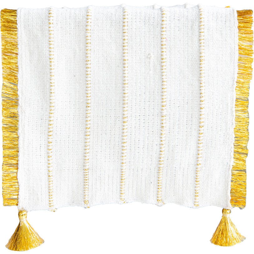 Gold Fringe Table Runner