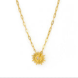 Golden Sun Necklace