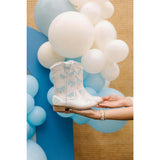 Cowgirl Baby Blue Bow Boots