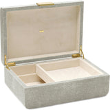Modern Shagreen Large Jewelry Box