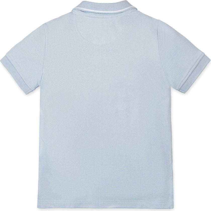 Organic Short Sleeve Knit Pique Polo Shirt