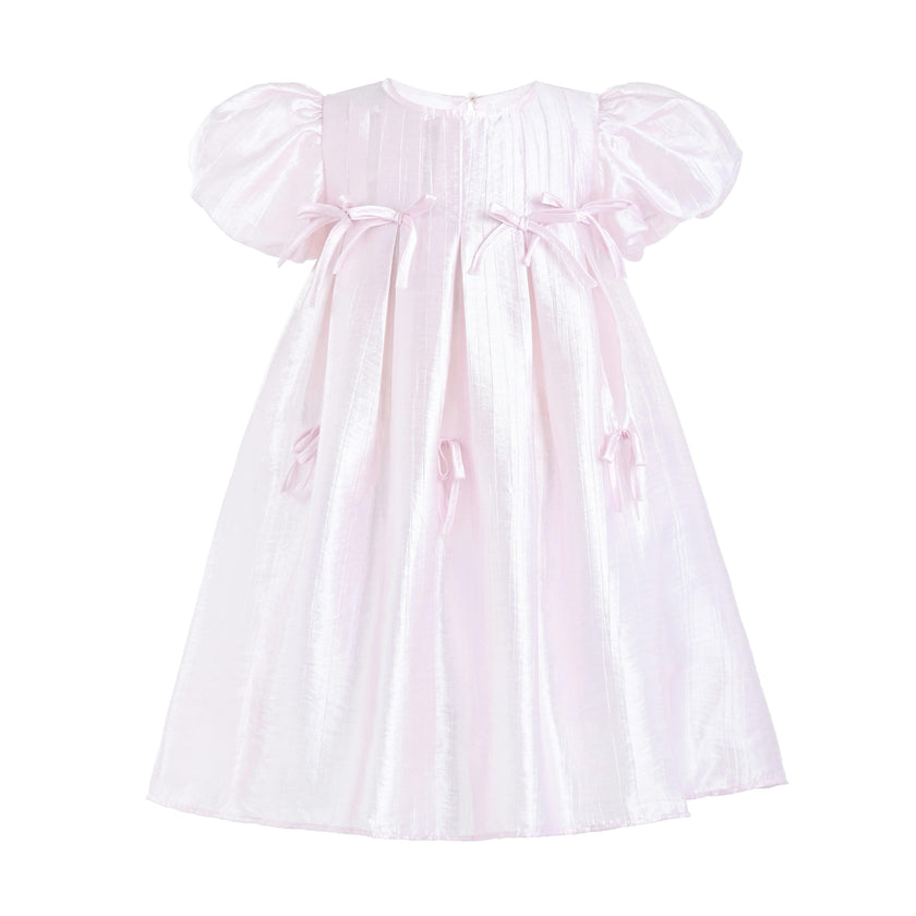 Pink Sena Petal Bow Dress