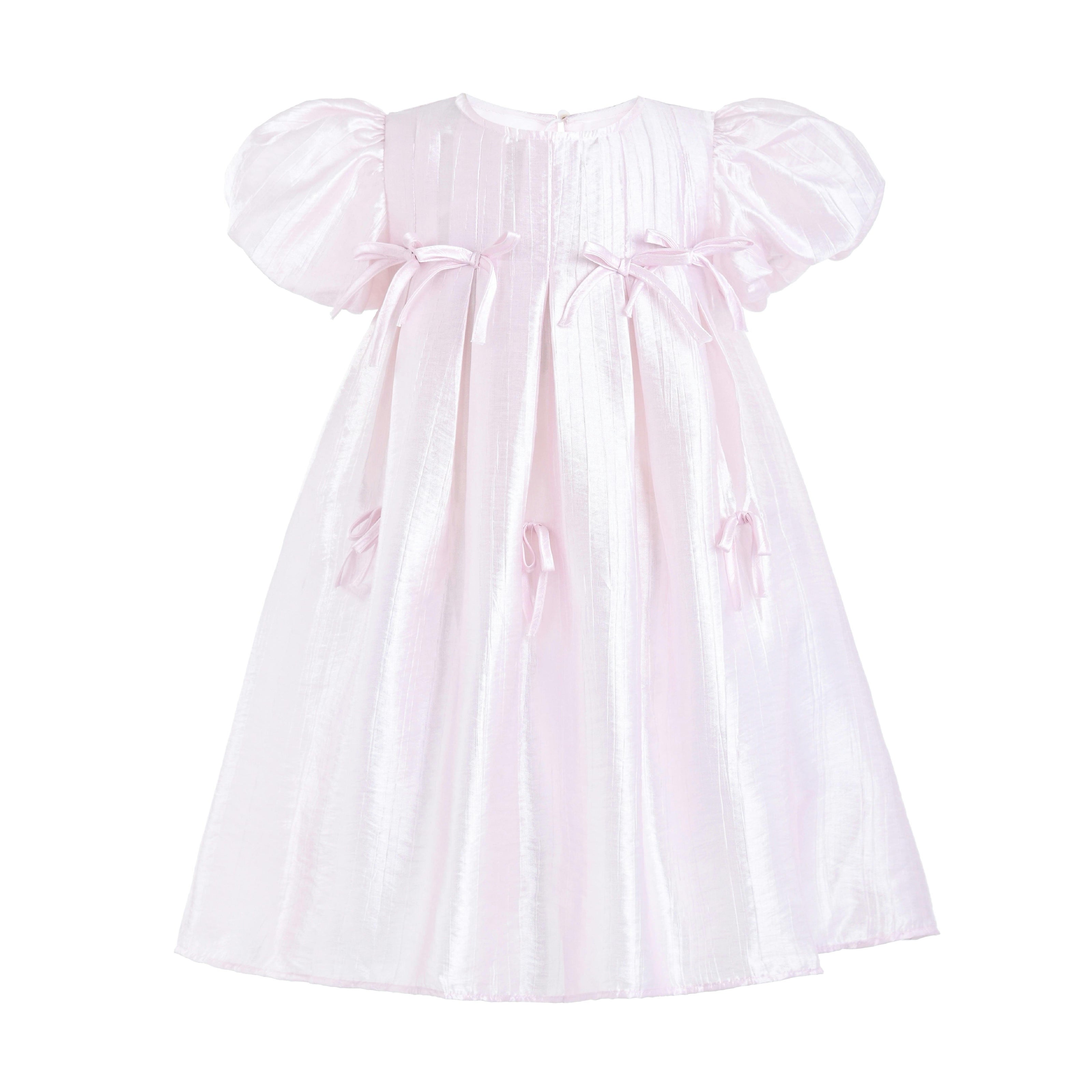 Pink Sena Petal Bow Dress