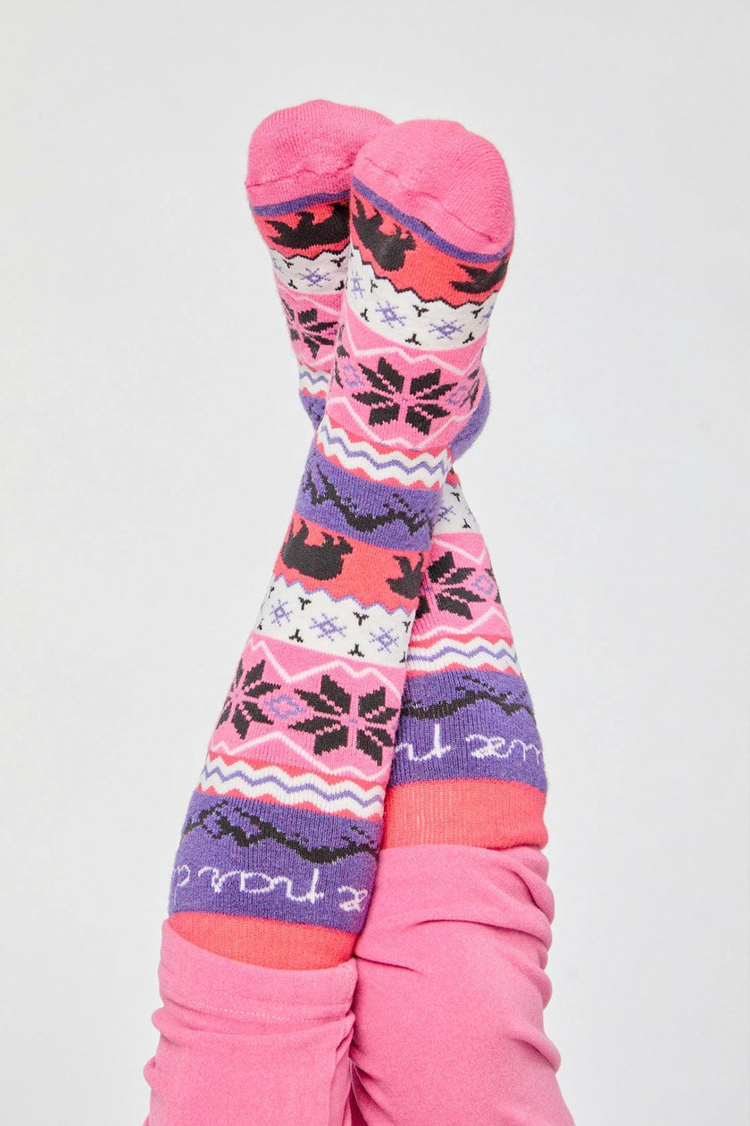 Ski Socks Pink