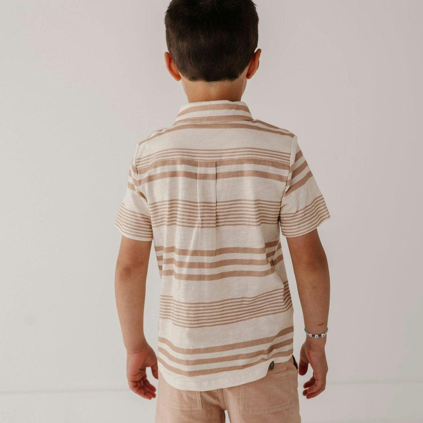 Boy's Collar Button Shirt