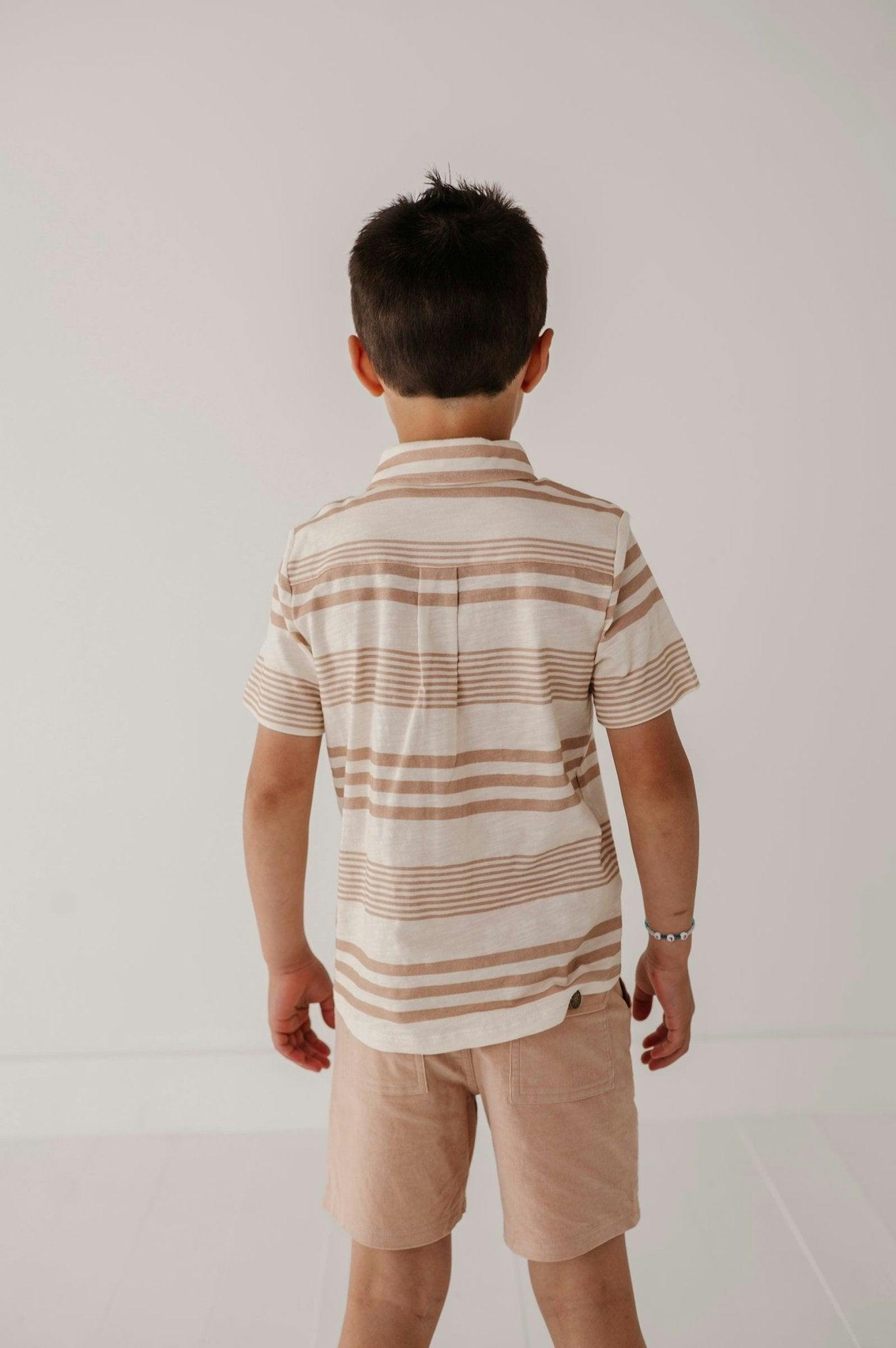 Boy's Collar Button Shirt