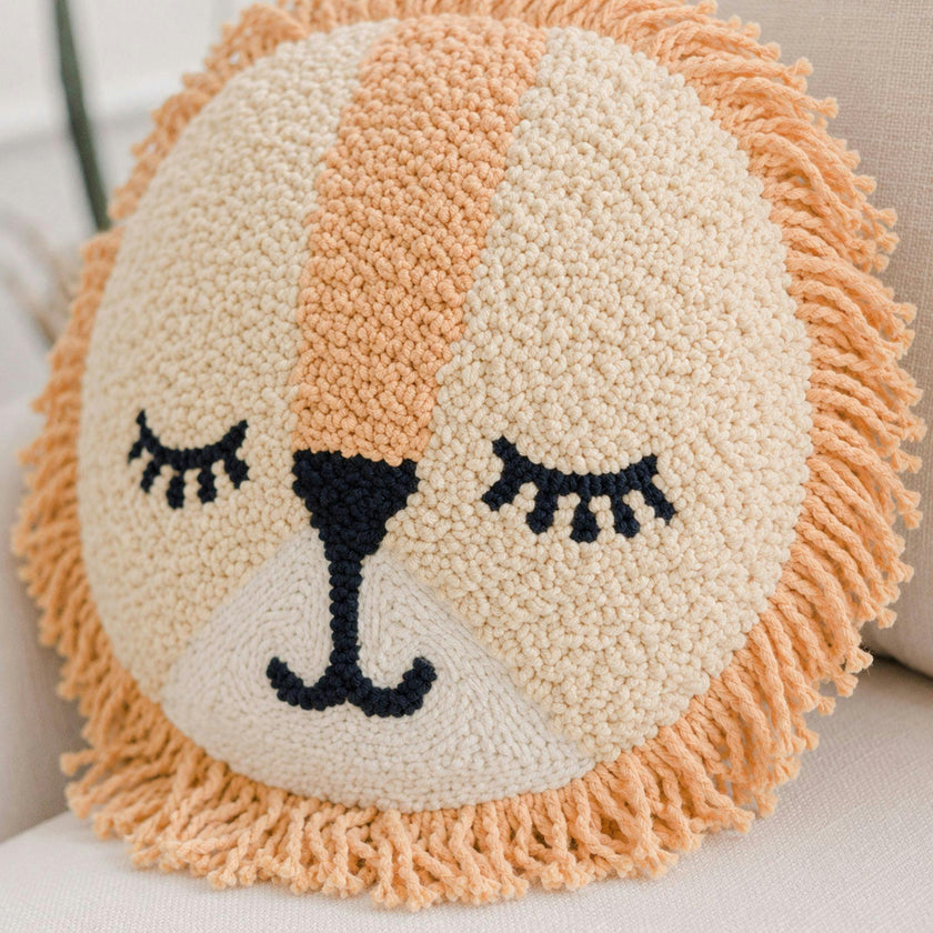Lion Decorative Nursery Pillow