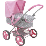 Cotton Candy Pink Baby Doll Pram Doll Accessory - Pink