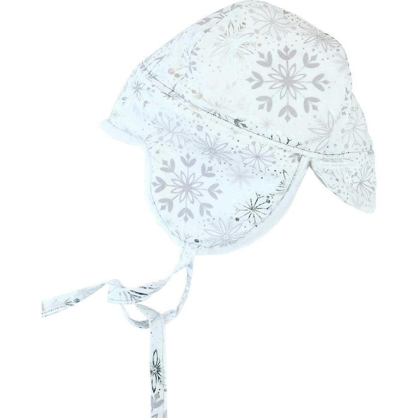 Winter Tie Hat, White