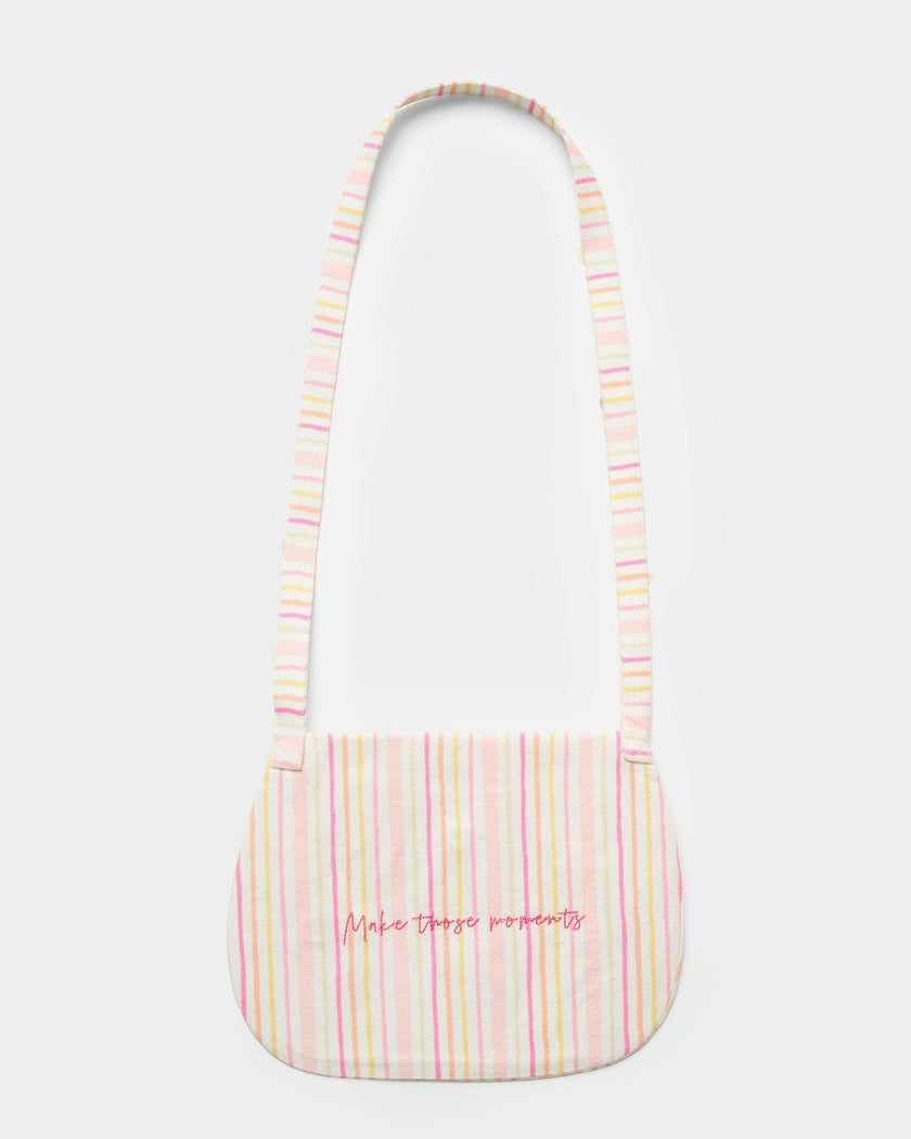 Hudson Purse - Pink Stripes