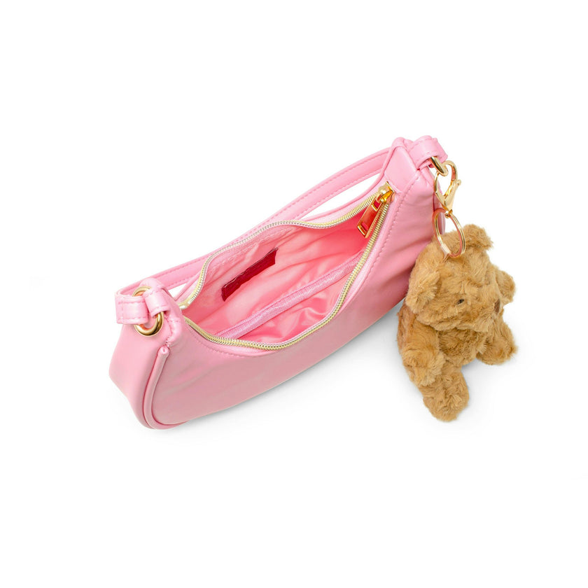 Teddy Charm Shoulder Handbag