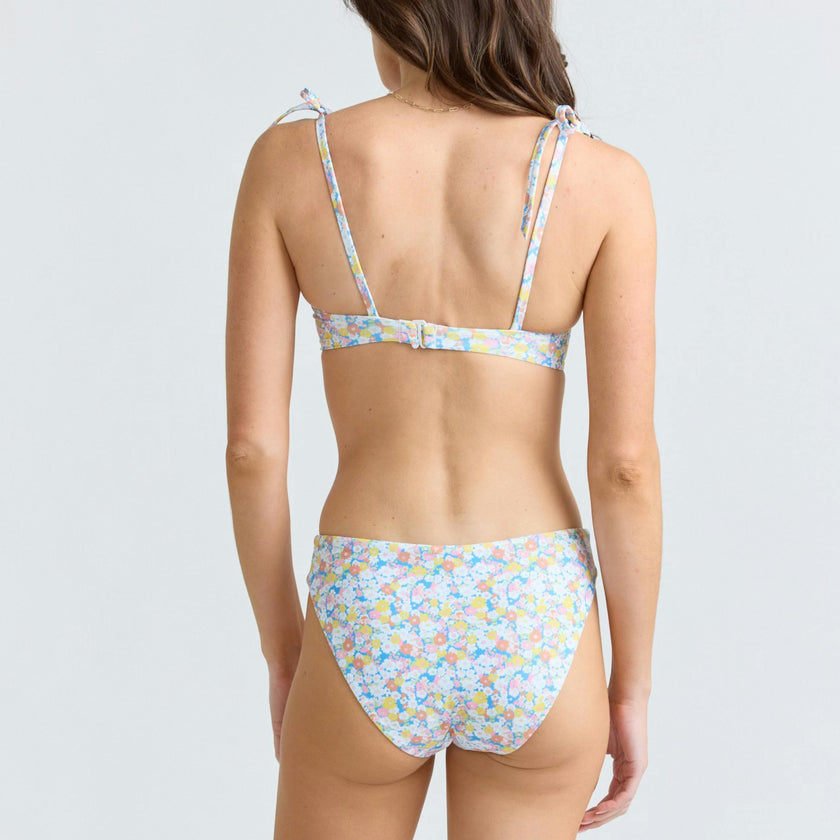 women's jasmine blossom mid rise bikini bottom