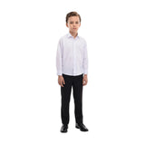 White Solid Dress Shirt